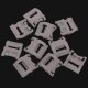 20 x YOU.S Original Seitenleisten Zierleisten Befestigungsclips Clips kompatibel mit Renault 19 Chamade Clio Laguna Safrane