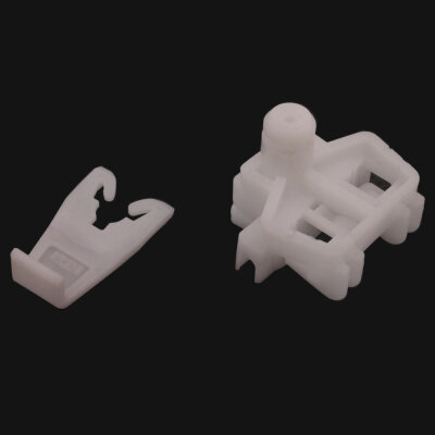 1 x YOU.S Original Fensterheber Mitnehmer Ersatz Set Vorne Links / Rechts (2 Teilig) kompatibel mit Renault Clio II (BB_, CB_) -7700842241