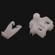 1 x YOU.S Original Fensterheber Mitnehmer Ersatz Set Vorne Links / Rechts (2 Teilig) kompatibel mit Renault Clio II (BB_, CB_) -7700842241
