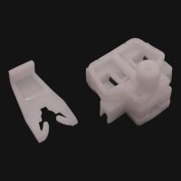 2 x YOU.S Original Fensterheber Mitnehmer Ersatz Set Vorne Links + Rechts (4 Teilig) kompatibel mit Renault Clio II (BB_, CB_) -7700842241