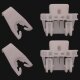 2 x YOU.S Original Fensterheber Mitnehmer Ersatz Set Vorne Links + Rechts (4 Teilig) kompatibel mit Renault Clio II (BB_, CB_) -7700842241