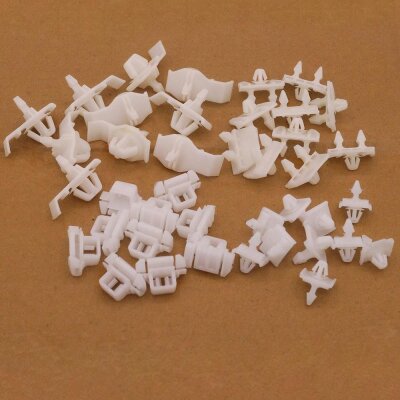 20er Set YOU.S Original Seitenleiste Zierleiste Befestigung Clips kompatibel mit Mercedes-Benz W124 S124