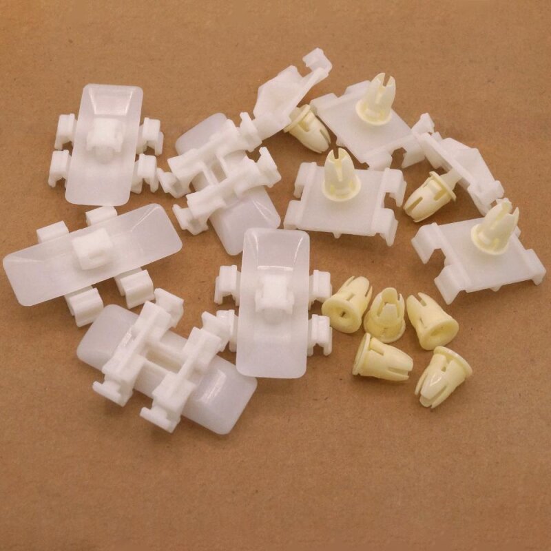 Seitenleisten Befestigung Clips 40er Set kompatibel mit Mercedes C-Klasse (W202) E-Klasse (W210) YOU.S Original
