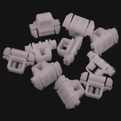 10er Set YOU.S Original Zierleiste Seitenleiste Befestigung Clips kompatibel mit Mercedes-Benz W201 W124