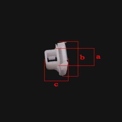 10er Set YOU.S Original Zierleiste Seitenleiste Befestigung Clips kompatibel mit Mercedes-Benz W201 W124