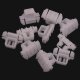 10er Set YOU.S Original Zierleiste Seitenleiste Befestigung Clips kompatibel mit Mercedes-Benz W201 W124