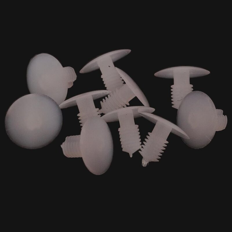 30 x YOU.S Original Innenverkleidung Universal Tannenbaumclip Befestigung Clips in transparent / weiß