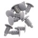 100 x YOU.S Original Innenverkleidung Universal Tannenbaumclip Befestigung Clips in Hellgrau