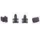 20 x YOU.S Original Windschutzscheibe Ziergitter Blende Befestigung Clips kompatibel mit BMW - 51711928946