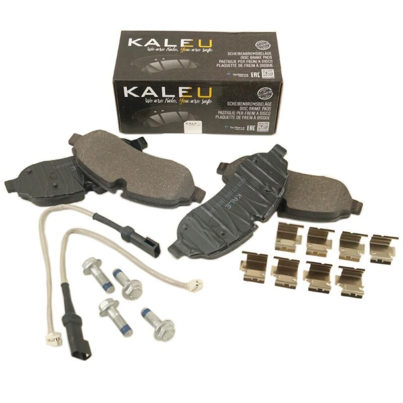 KALE Bremsbelagsatz Bremsbeläge + Wako VORNE kompatibel mit FORD TRANSIT V363 - 1824121