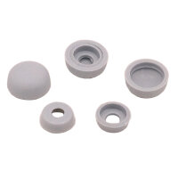 50 x YOU.S Original Universal Schrauben Abdeckung Kappen in Hellgrau