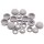 50 x YOU.S Original Universal Schrauben Abdeckung Kappen in Hellgrau