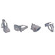 40 x YOU.S Original Türverkleidung Türpappen Klammern kompatibel mit VW - N143893