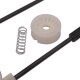 YOU.S Original Fensterheber Reparatursatz Seilzug - Vorne Links kompatibel mit Mercedes-Benz CLS (C219)
