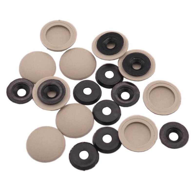 100 x YOU.S Original Universal Schrauben Abdeckung Steckkappe - helles Beige