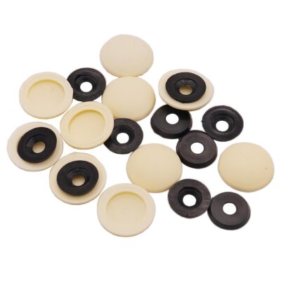 10 x YOU.S Original Universal Schraubenabdeckung Steckkappe in Hellbeige