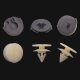 40 x YOU.S Original Türverkleidung Innenraumverkleidung Befestigungsclip Clips kompatibel mit VW Polo - 6N0868243A