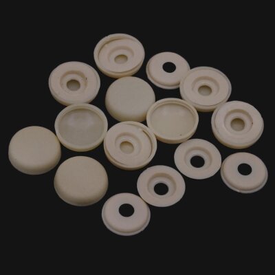 20 x YOU.S Original Universal Schrauben Abdeckung Schraubenkappe in Hellbeige