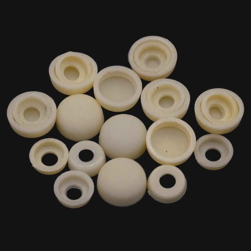 10 x YOU.S Original Universal Schraubenabdeckung Deckel Steckkappe in Creme