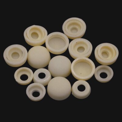 20 x YOU.S Original Universal Schraubenabdeckung Deckel Steckkappe in Creme