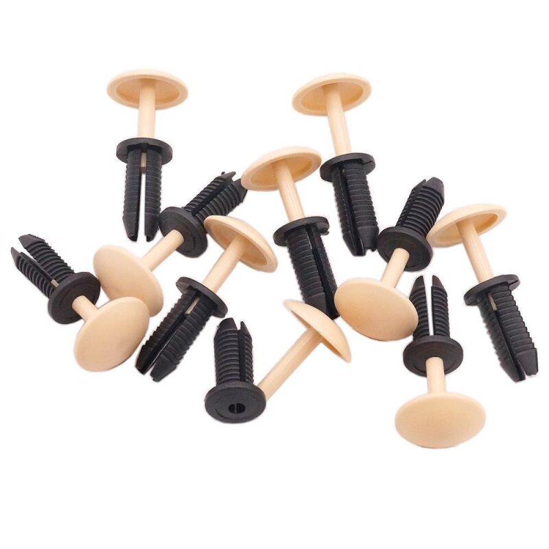 10 x YOU.S Original Universal Innenraumverkleidung Spreizclip Befestigungsclip Clips - Beige