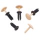 40 x YOU.S Original Universal Innenraumverkleidung Spreizclip Befestigungsclip Clips - Beige