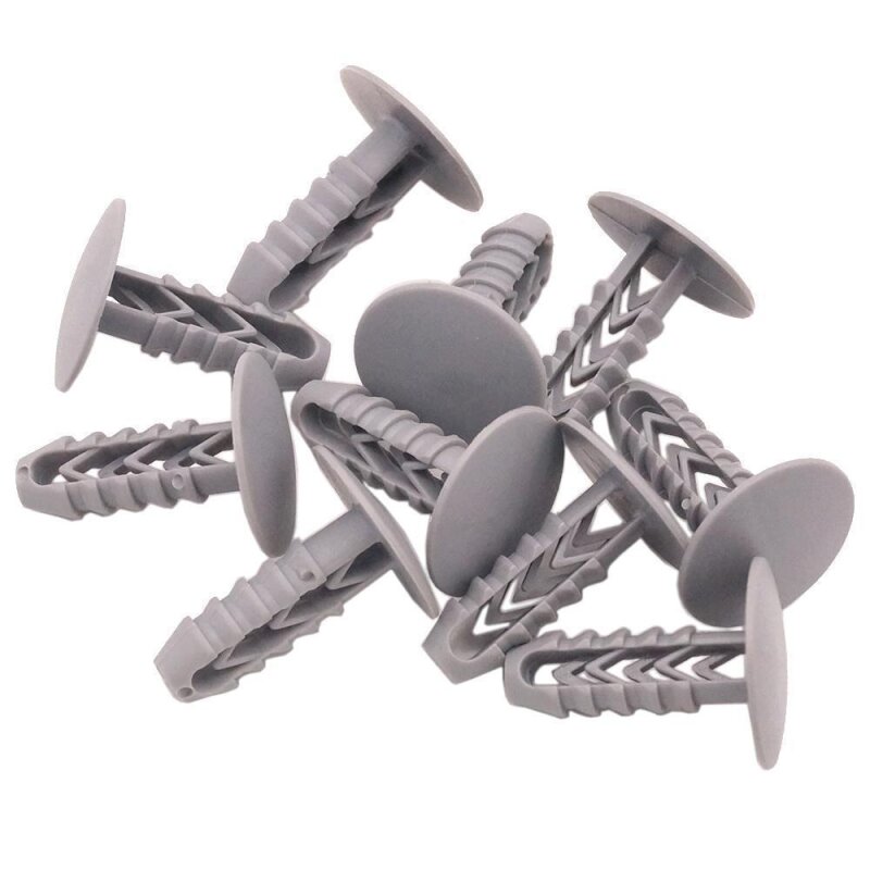 100 x YOU.S Original Innenverkleidung Innen Verkleidung Clips Grau kompatibel mit Alfa Romeo 147 (937) kompatibel mit Fiat Grande Punto (199_) - 735302565