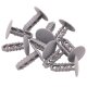 100 x YOU.S Original Innenverkleidung Innen Verkleidung Clips Grau kompatibel mit Alfa Romeo 147 (937) kompatibel mit Fiat Grande Punto (199_) - 735302565