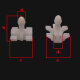 30 x YOU.S Original Beplankung Befestigung Clips kompatibel mit Mercedes-Benz W126 W140 R129 - A0059889778