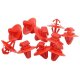 20 x YOU.S Original Zierleisten Befestigung Clips kompatibel mit Iveco kompatibel mit Nissan kompatibel mit Opel kompatibel mit Vauxhall - 4409963