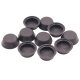 30 x YOU.S Original Bolzen Abdeckung Sicherheitsgurt Schraubenabdeckung  in Schwarz Innen Ø 18 mm