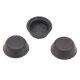 40 x YOU.S Original Bolzen Abdeckung Sicherheitsgurt Schraubenabdeckung in Schwarz Innen Ø 18 mm