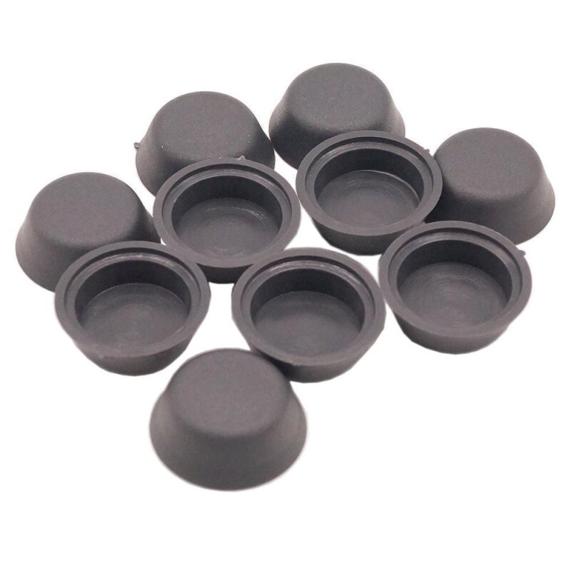 20 x YOU.S Original Bolzen Abdeckung Sicherheitsgurt Schraubenabdeckung in Dunkelgrau Innen Ø 18 mm
