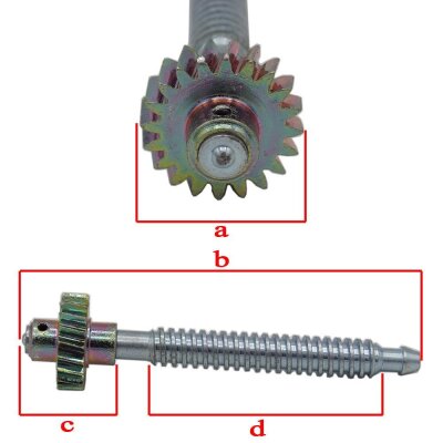 You.S Original Höhenverstellung Motor Zahnrad Reparatursatz 12 cm Ausführung