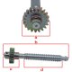 You.S Original Höhenverstellung Motor Zahnrad Reparatursatz 12 cm Ausführung