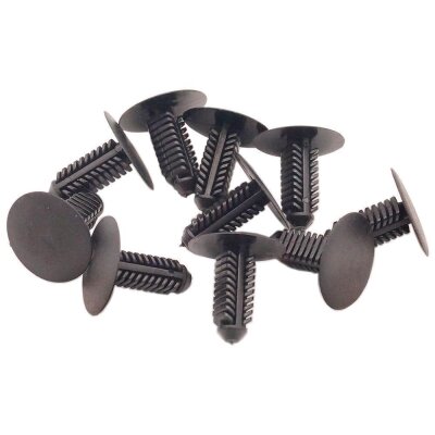 30 Stück YOU.S Original Universal Innenverkleidung Tannenbaumclip Befestigung Clips Ø 8 mm in Schwarz
