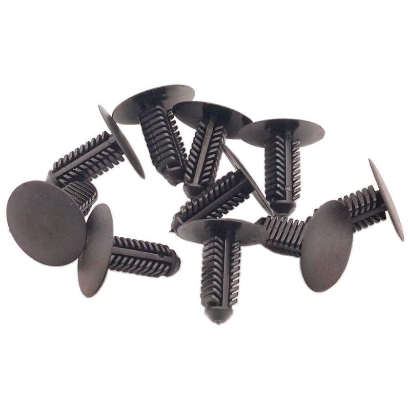 50 Stück YOU.S Original Universal Innenverkleidung Tannenbaumclip Befestigung Clips Ø 8 mm in Schwarz