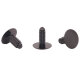 100 Stück YOU.S Original Universal Innenverkleidung Tannenbaumclip Befestigung Clips Ø 8 mm in Schwarz