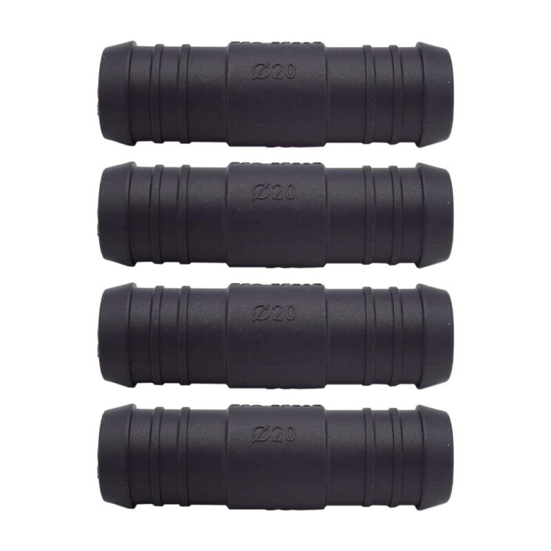 4 x YOU.S Original Schlauchverbinder Zwischenstück RGV Ø 20x20 mm - Gerade Form