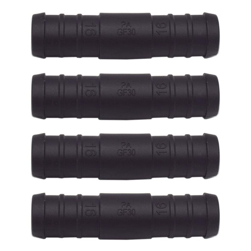 4 x YOU.S Original Schlauchverbinder Leitung Zwischenstück Ø 16x16 mm - Gerade Form