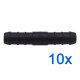10 x YOU.S Original Schlauchverbinder Zwischenstück Länge 71 mm Ø 12 x12 mm - Gerade Form