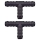 2 x YOU.S Original Schlauchverbinder Zwischenstück RGV Ø 12x12x12 mm - T-Stück