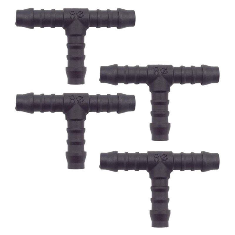 4 x YOU.S Original Schlauchverbinder Zwischenstück RGV Ø 8x8x8 mm - T-Stück