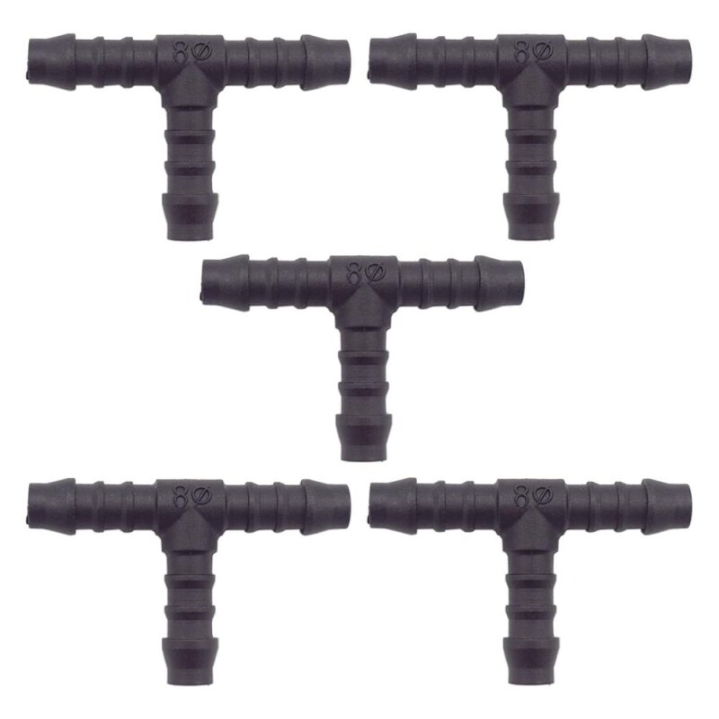 5 x YOU.S Original Schlauchverbinder Zwischenstück RGV Ø 8x8x8 mm - T-Stück