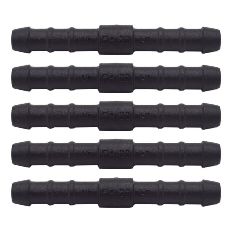 5 x YOU.S Original Schlauchverbinder Leitung Zwischenstück Ø 5x5 mm - Gerade Form