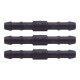 3 x YOU.S Original Schlauchverbinder Leitung Zwischenstück Ø 4x4 mm - Gerade Form