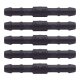 5 x YOU.S Original Schlauchverbinder Leitung Zwischenstück Ø 4x4 mm - Gerade Form