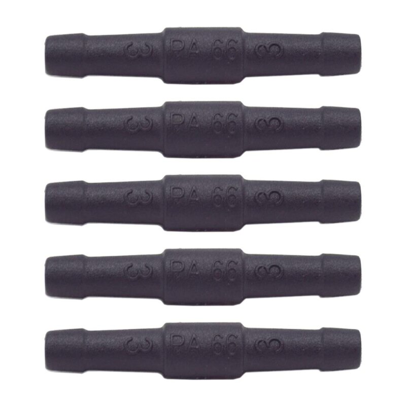 5 x YOU.S Original Schlauchverbinder Leitung Zwischenstück Ø 3x3 mm - Gerade Form