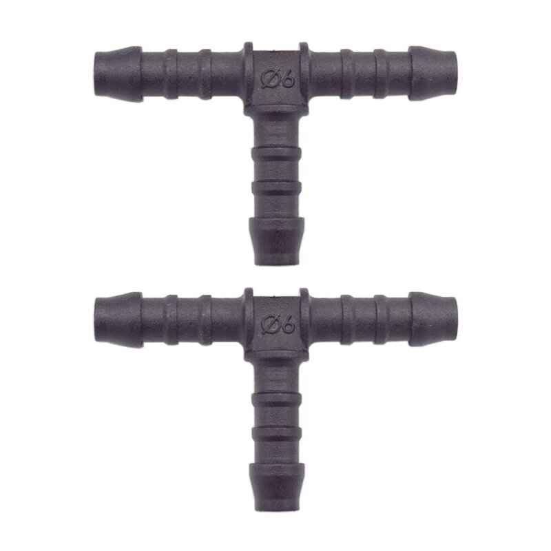 2 x YOU.S Original Schlauchverbinder Zwischenstück RGV Ø 6x6x6 mm - T-Stück