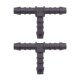 2 x YOU.S Original Schlauchverbinder Zwischenstück RGV Ø 6x6x6 mm - T-Stück